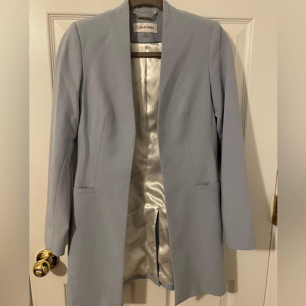 Calvin Klein light blue business jacket size 2P